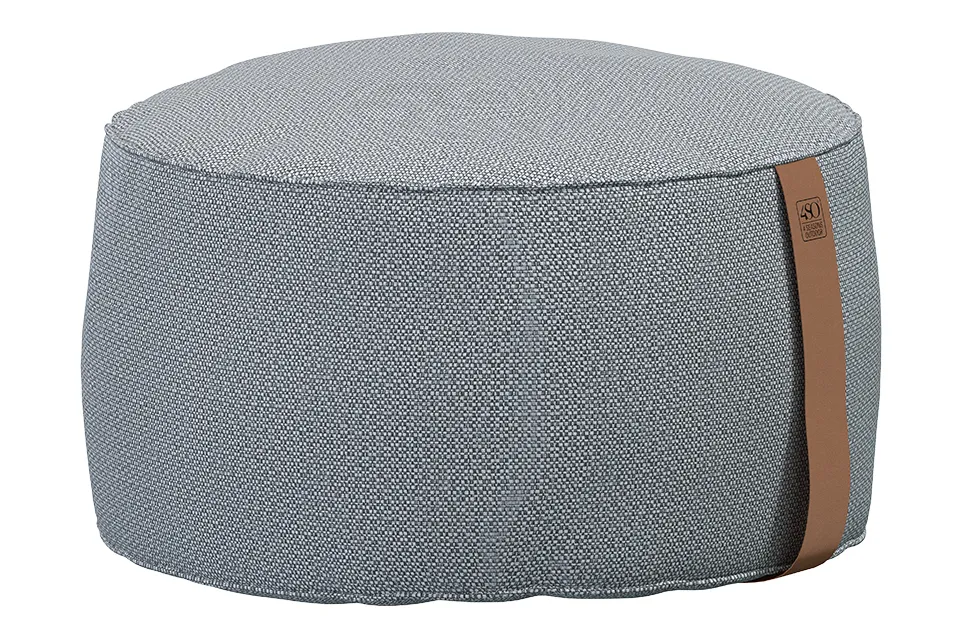 4 Seasons Outdoor | Groot Poef 72 x 38 cm | Grijs 4 Seasons Outdoor | Groot Poef 72 x 38 cm | Grijs