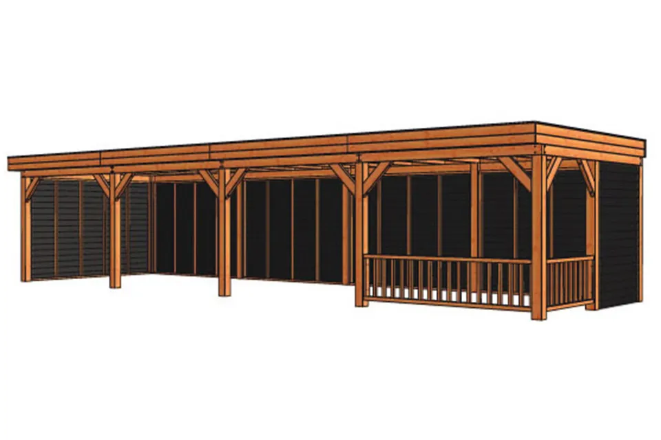 Tuinhuis / Blokhut Trendhout Buitenverblijf Refter XL 12000mm B Tuinhuis / Blokhut Trendhout Buitenverblijf Refter XL 12000mm B