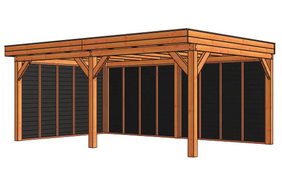 Tuinhuis / Blokhut Trendhout Buitenverblijf Refter XL 6000mm B Tuinhuis / Blokhut Trendhout Buitenverblijf Refter XL 6000mm B
