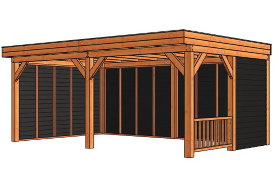 Tuinhuis / Blokhut Trendhout Buitenverblijf Refter XL 6000mm C Tuinhuis / Blokhut Trendhout Buitenverblijf Refter XL 6000mm C