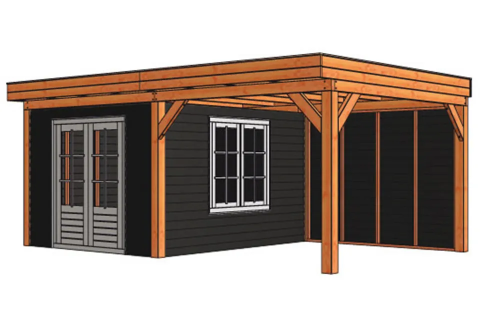 Tuinhuis / Blokhut Trendhout Buitenverblijf Refter XL 6000mm E Tuinhuis / Blokhut Trendhout Buitenverblijf Refter XL 6000mm E