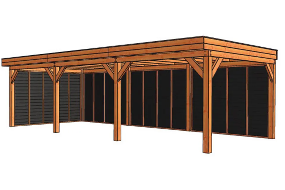 Tuinhuis / Blokhut Trendhout Buitenverblijf Refter XL 9000mm B Tuinhuis / Blokhut Trendhout Buitenverblijf Refter XL 9000mm B