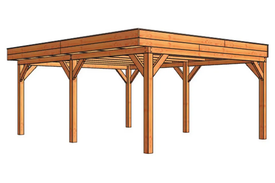 Tuinhuis / Blokhut Trendhout Buitenverblijf Regina XL 6000mm A Tuinhuis / Blokhut Trendhout Buitenverblijf Regina XL 6000mm A