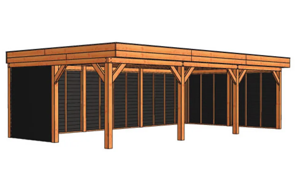 Tuinhuis / Blokhut Trendhout Buitenverblijf Regina XL 9000mm B Tuinhuis / Blokhut Trendhout Buitenverblijf Regina XL 9000mm B