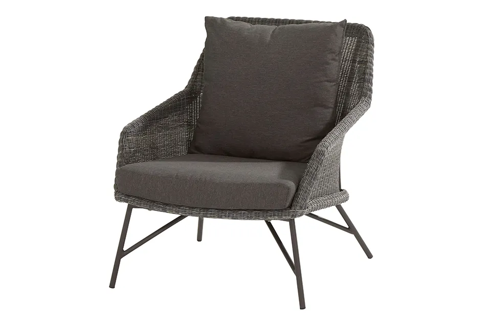 4 Seasons Outdoor | Loungestoel Samoa | Charcoal 4 Seasons Outdoor | Loungestoel Samoa | Charcoal