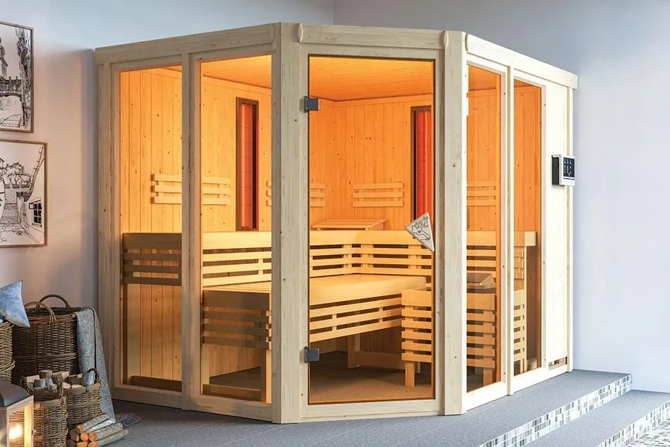 Karibu Ava Sauna Kachel 9 kW Externe Bediening