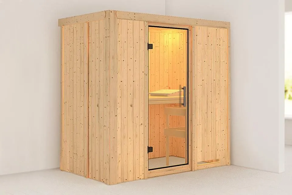 Karibu | Variado Sauna | Helderglas Deur Karibu | Variado Sauna | Helderglas Deur