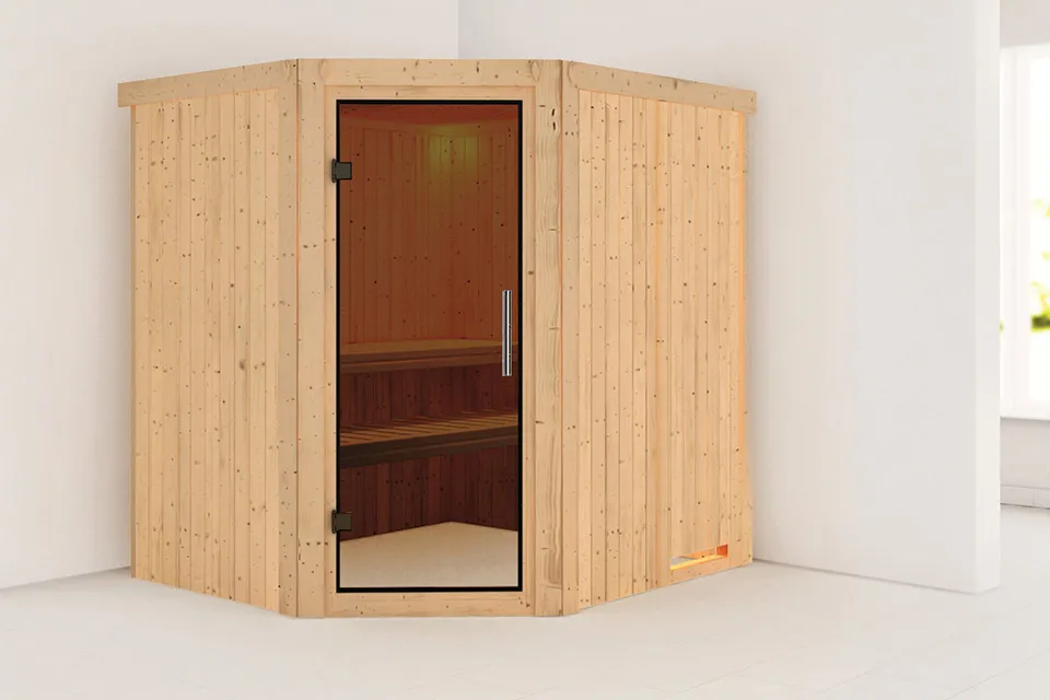 Karibu | Sauna Lilja | Antracietglas