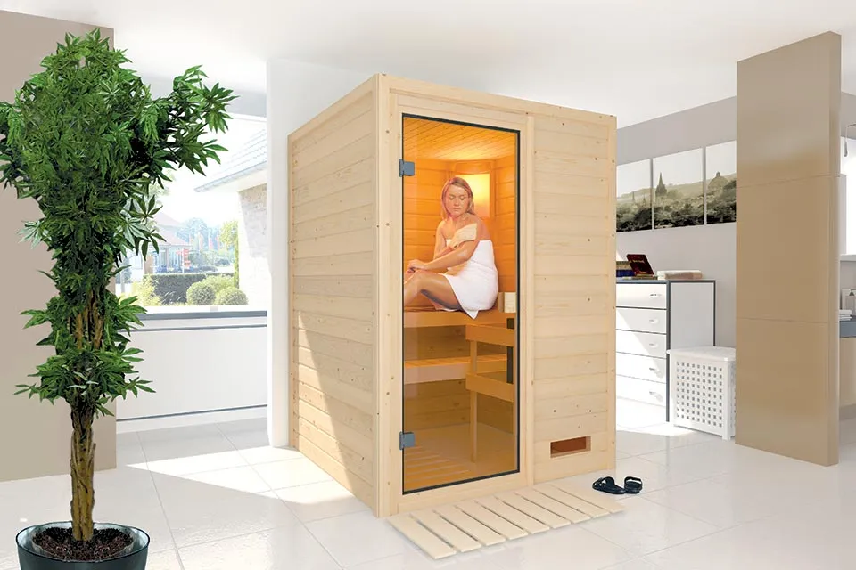 Karibu | Sauna Nadja | Bronzeglas