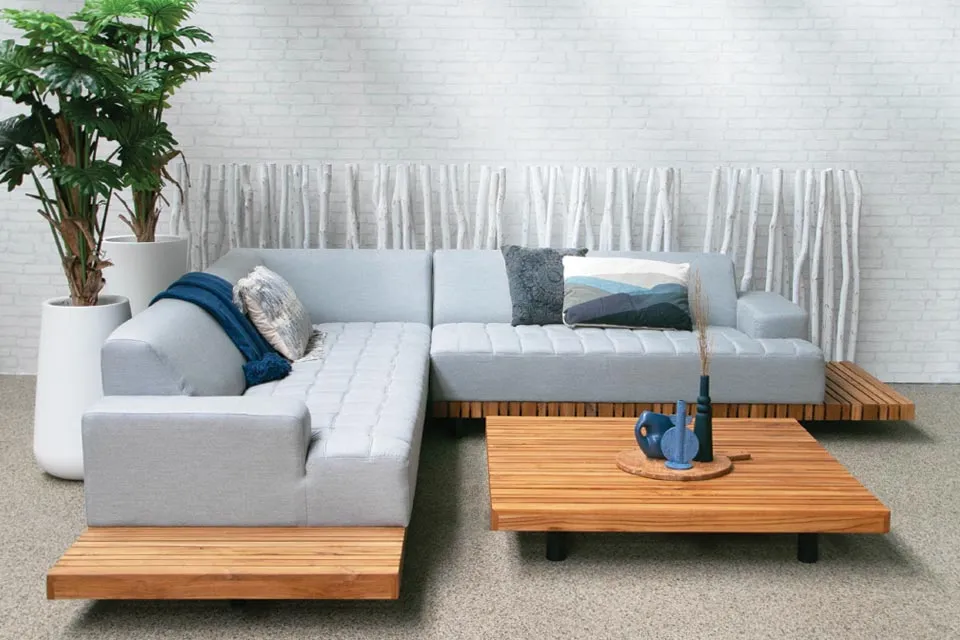 Fonteyn | Loungeset Icon | Grey Chine-Teak Fonteyn | Loungeset Icon | Grey Chine-Teak