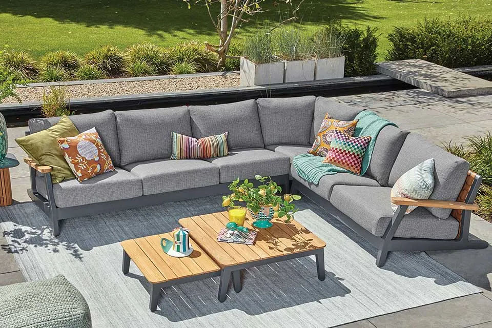 SUNS | Loungeset Siena Rechts | MRG | Soft Grey Mixed Weave SUNS | Loungeset Siena Rechts | MRG | Soft Grey Mixed Weave