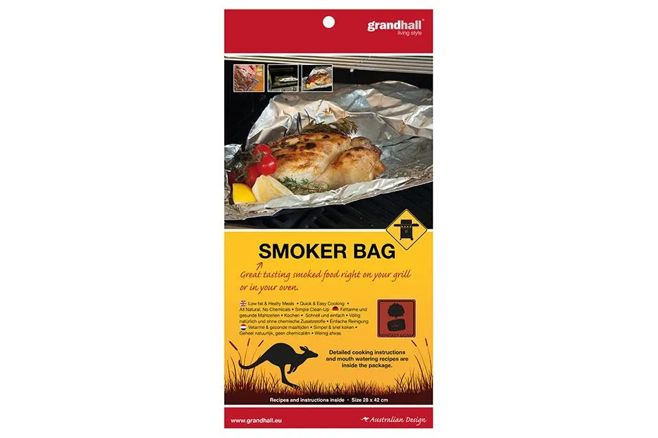 Grandhall BBQ Smokerbag Whiskey Eiken