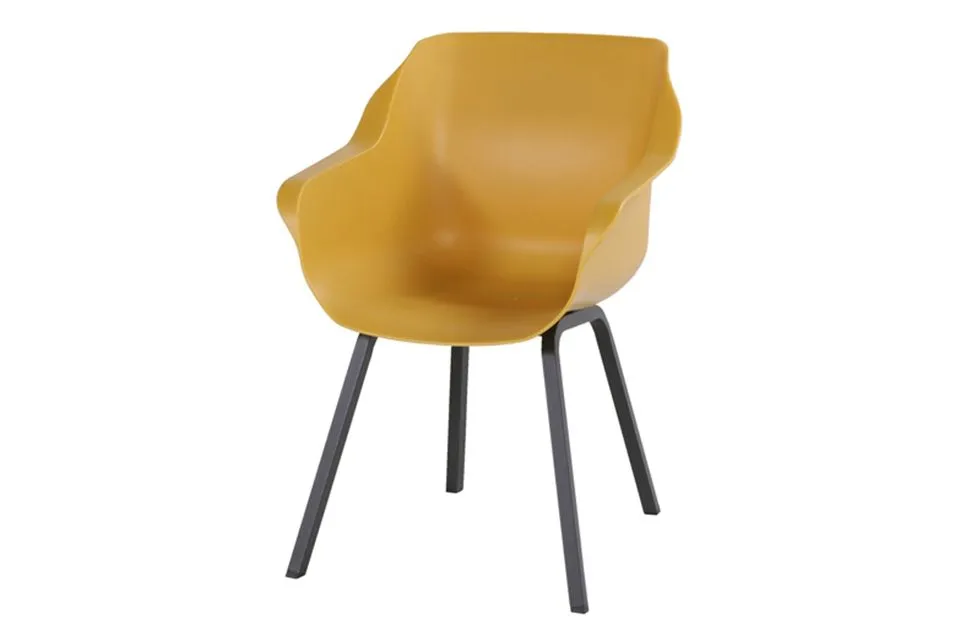 Hartman | Tuinstoel Sophie Element met Armleuningen | Curry Yellow Hartman | Tuinstoel Sophie Element met Armleuningen | Curry Yellow