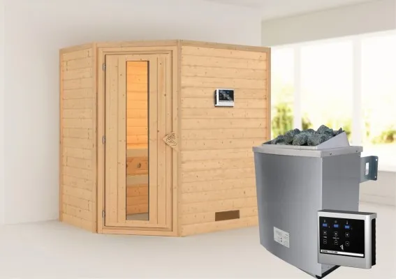Woodfeeling | Sauna Svea | Energiesparend | Kachel 4,5 kW Externe Bediening Woodfeeling | Sauna Svea | Energiesparend | Kachel 4,5 kW Externe Bediening