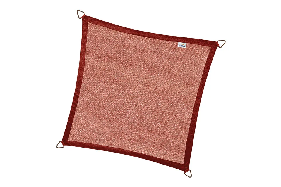 Nesling Coolfit Schaduwdoek Vierkant 360 x 360 cm Terracotta