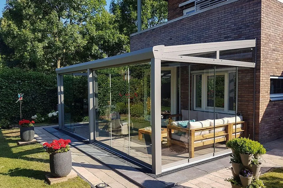 Aluxe | Veranda Topline 6000 x 3500 | Met Polycarbonaat Platen Aluxe | Veranda Topline 6000 x 3500 | Met Polycarbonaat Platen
