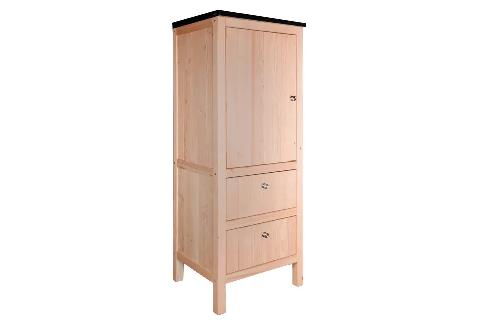 Trendhout | Buitenkeuken Buffet Module H | Hoge Koelkast Kast Trendhout | Buitenkeuken Buffet Module H | Hoge Koelkast Kast