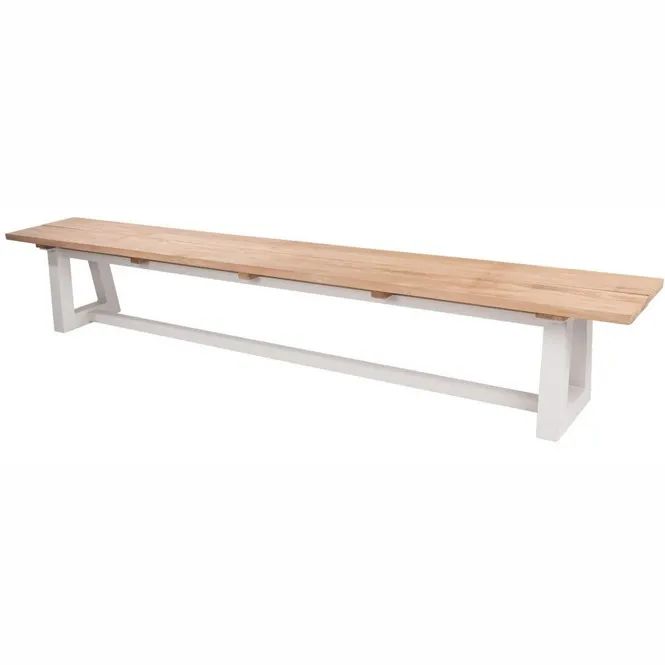 SUNS | Tuinbank Ovada 220 x 40 cm | NNT | Matt White
