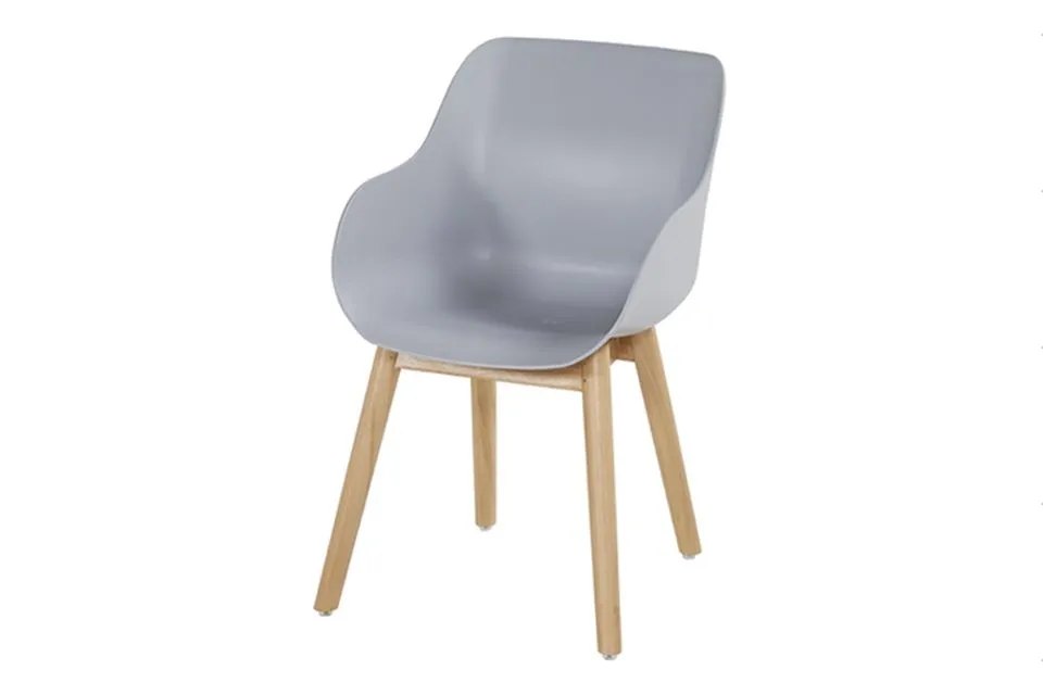 Hartman | Tuinstoel Sophie Teak Organic 2 stuks | Misty Grey