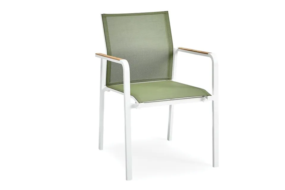 SUNS | Tuinstoel Tutti met Teak Arm | MW | Forest Green SUNS | Tuinstoel Tutti met Teak Arm | MW | Forest Green