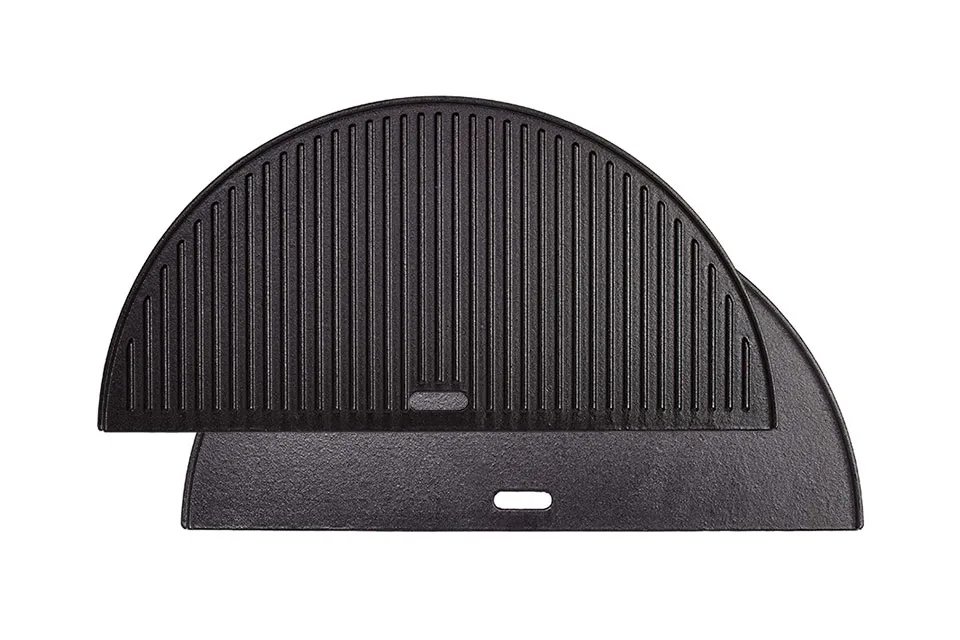 Kamado Joe | Half Moon Cast Iron Reversible Griddle | Big Joe Kamado Joe | Half Moon Cast Iron Reversible Griddle | Big Joe