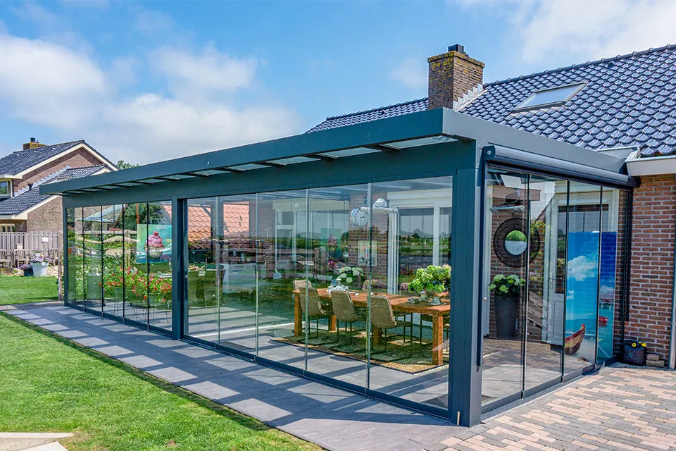 Aluxe | Veranda Ultraline 5000 x 5000 | Met Glas Aluxe | Veranda Ultraline 5000 x 5000 | Met Glas