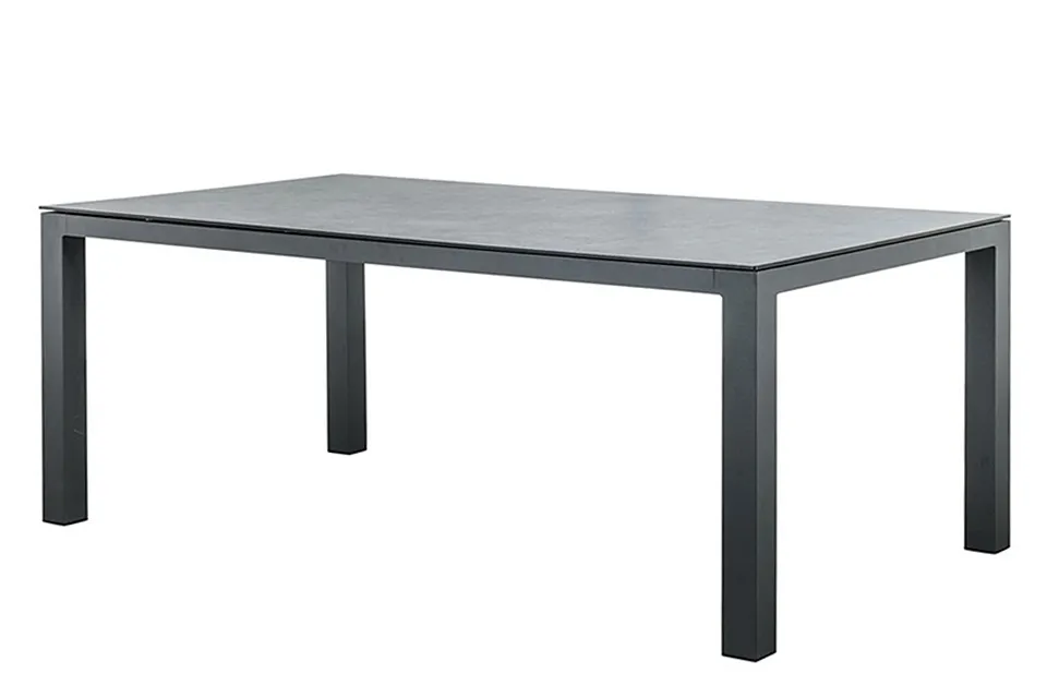 SUNS | Tuintafel Vario 180 x 100 cm | Antraciet-Grijs