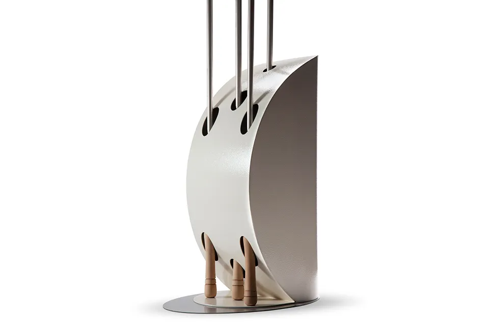 Alfa Pizza | Vela Peel Holder | Grey