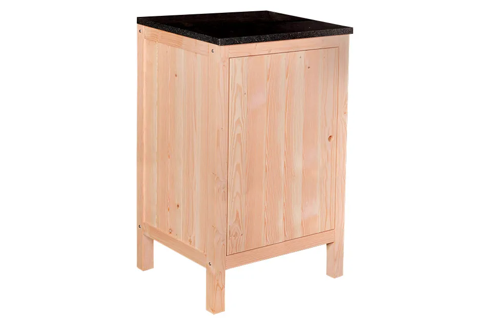 Trendhout Buitenkeuken BUFFET Module R (lage koelkast kast) Trendhout Buitenkeuken BUFFET Module R (lage koelkast kast)