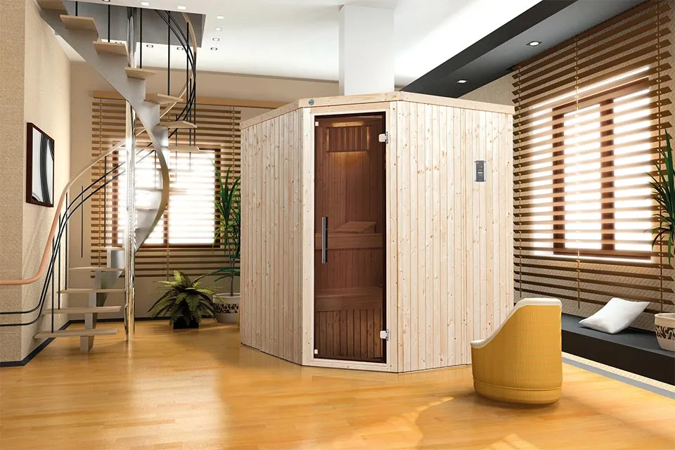 Weka | Sauna Kiruna 2 GT | 4,5 kW Bio-Kachel Weka | Sauna Kiruna 2 GT | 4,5 kW Bio-Kachel