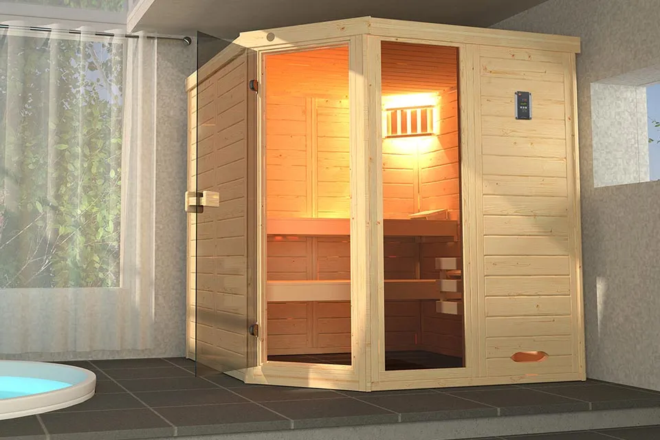 Weka | Sauna Laukkala 2 GTF | Saunaverlichtingset Weka | Sauna Laukkala 2 GTF | Saunaverlichtingset