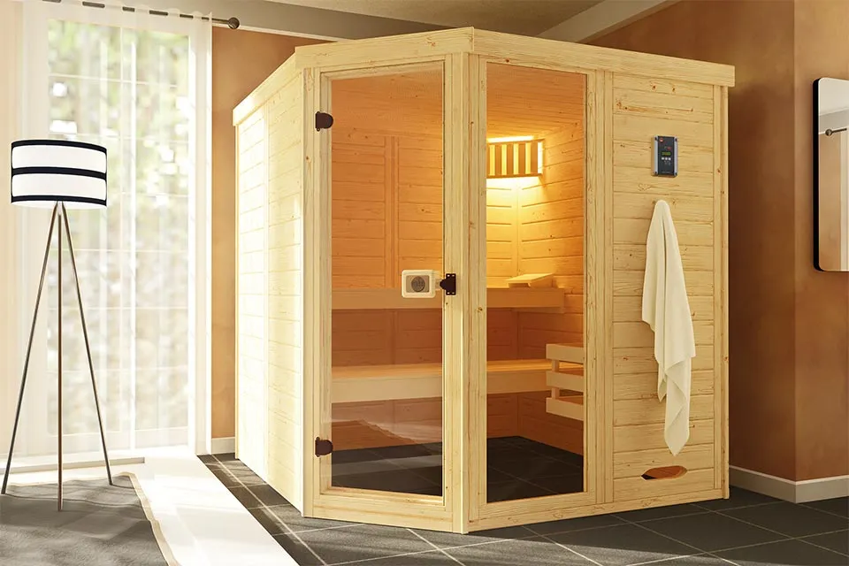 Weka | Sauna Laukkala 3 GTF | Saunaverlichtingset Weka | Sauna Laukkala 3 GTF | Saunaverlichtingset