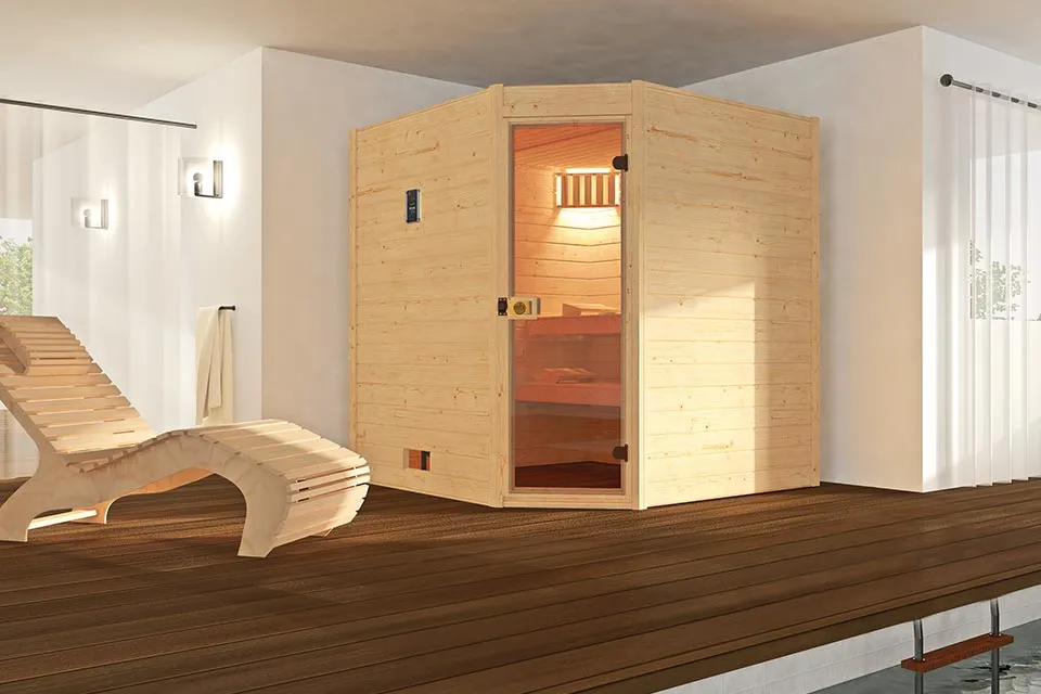 Weka | Sauna Valida 1.8 GT Hoek Weka | Sauna Valida 1.8 GT Hoek