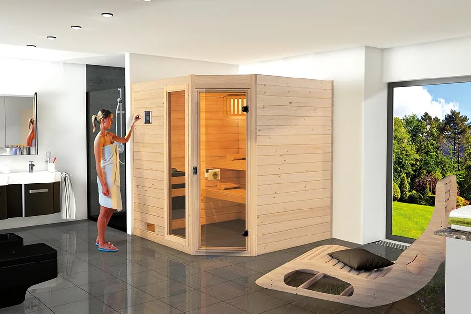 Weka | Sauna Valida 1.8 GTF Hoek Weka | Sauna Valida 1.8 GTF Hoek