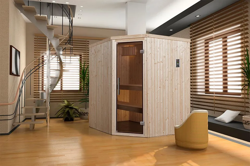 Weka | Sauna Varberg 2 GT Hoek Weka | Sauna Varberg 2 GT Hoek