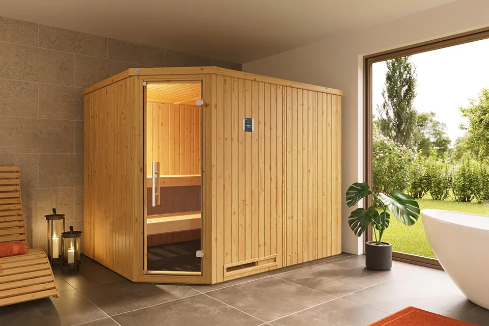 Weka | Sauna Varberg 4 GT Hoek Weka | Sauna Varberg 4 GT Hoek