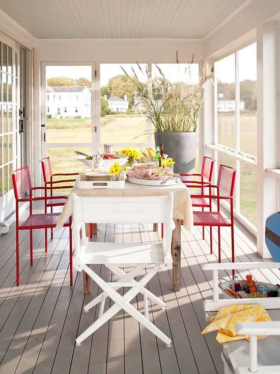 veranda inrichten