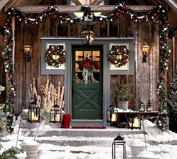 kerst veranda