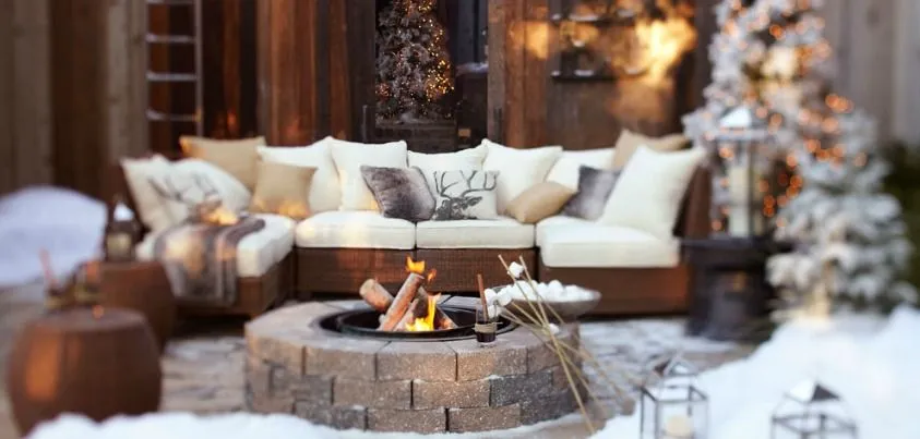 kerst veranda