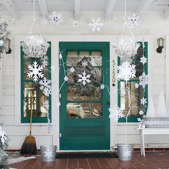 kerst veranda